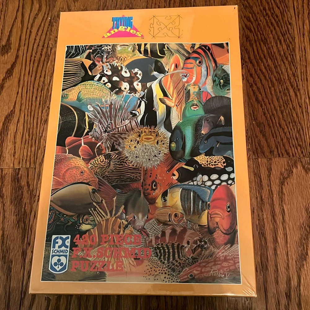 NEW Sealed Neptunes Palette 420 Piece F.X. Schmid Puzzle 20 x 27